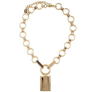 DANNIJO Elisa Necklace Lock Statement Zoe Box of Style